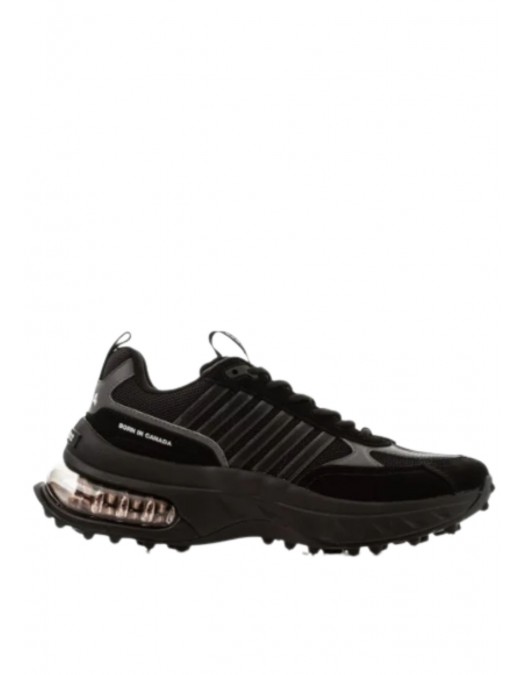Sneakers DSQUARED2, Bubble Design, Men, All Black - SNM0379015038262124