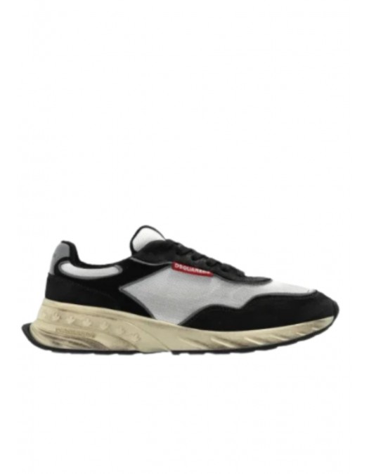 Sneakers DSQUARED2, Spinter Design, Low Top, Black Grey - SNM040023808186M063