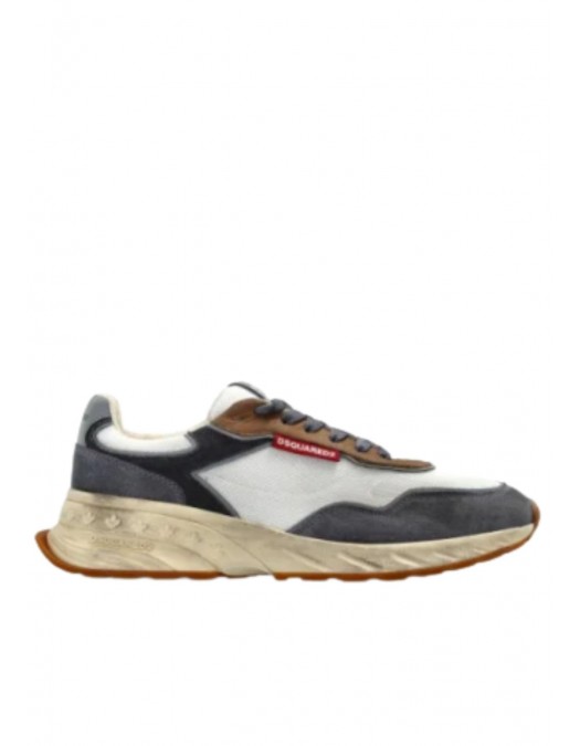 Sneakers DSQUARED2, Spinter Design, Low Top, Grey - SNM040023808186M4035