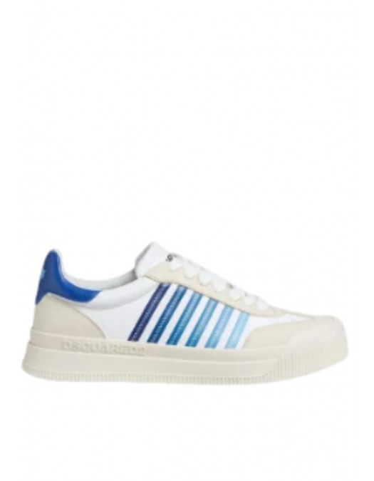 Sneakers DSQUARED2, New Jersey Design, Low Top, White - SNM042201508288M4090