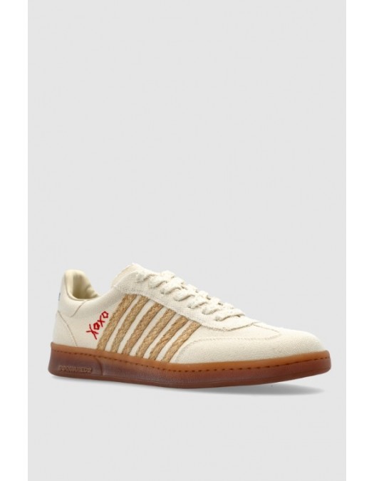 Sneakers DSQUARED2, Summer Lovers Raffia Boxer, Beige - SNM0439003083555089 Sneakers DSQUARED2, Summer Lovers Raffia Boxer, Beige - SNM0439003083555089