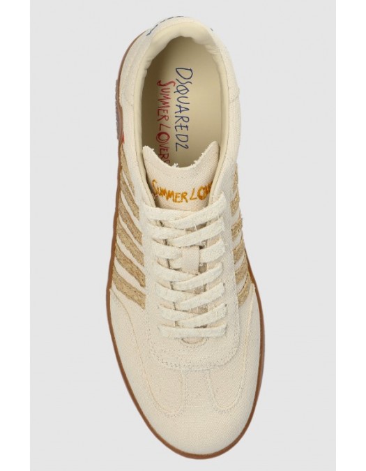 Sneakers DSQUARED2, Summer Lovers Raffia Boxer, Beige - SNM0439003083555089 Sneakers DSQUARED2, Summer Lovers Raffia Boxer, Beige - SNM0439003083555089