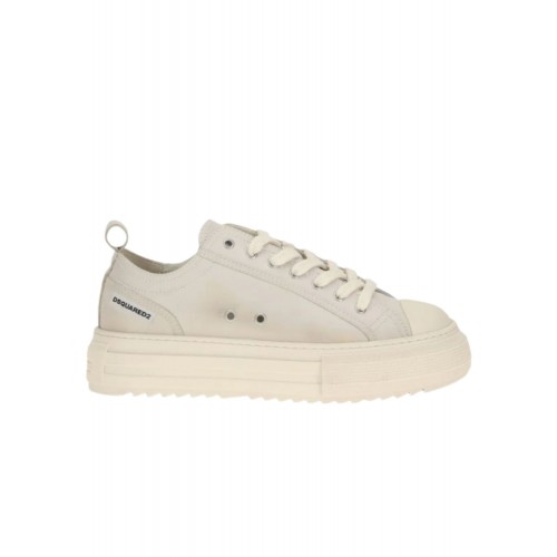 Sneakers DSQUARED2, Round-Toe Platform Lace-Up Vintage Sneakers Sneakers DSQUARED2, Round-Toe Platform Lace-Up Vintage Sneakers
