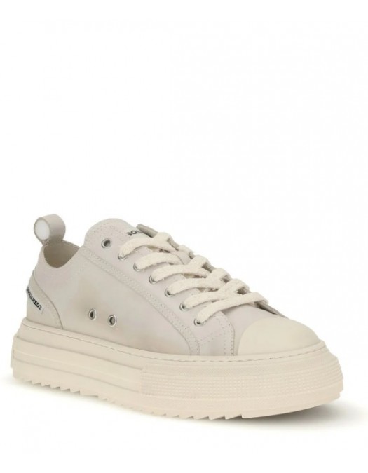 Sneakers DSQUARED2, Round-Toe Platform Lace-Up Vintage Sneakers - SNM0455115082961062