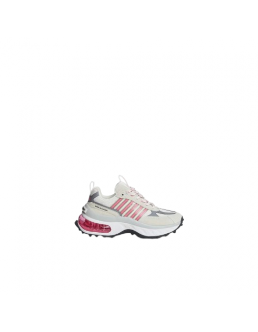 Sneakers DSQUARED2, Bubble Design, Purple Details, Grey - SNW029723808317M1633