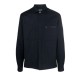 Camasa Zegna, Merino Wool, Zip Detail, Navy Blue - SOTM2UEV01A8016 Camasa Zegna, Merino Wool, Zip Detail, Navy Blue - SOTM2UEV01A8016