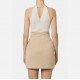 Top ELISABETTA FRANCHI, Knit top with jewel snake, Milky - TK55S56E2DZ9 Top ELISABETTA FRANCHI, Knit top with jewel snake, Milky - TK55S56E2DZ9