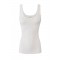 TOP ELISABETTA FRANCHI,Knit top in viscose and silk fabric with jewel detail,White
