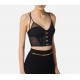 TOP ELISABETTA FRANCHI,neoprene fabric with corset details - TO04057E2110