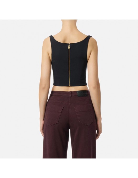 Top ELISABETTA FRANCHI,Bustier-Top aus bi-elastischem Gewebe - TO04357E2110 Top ELISABETTA FRANCHI,Bustier-Top aus bi-elastischem Gewebe - TO04357E2110