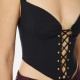 Top ELISABETTA FRANCHI,Bustier-Top aus bi-elastischem Gewebe - TO04357E2110 Top ELISABETTA FRANCHI,Bustier-Top aus bi-elastischem Gewebe - TO04357E2110