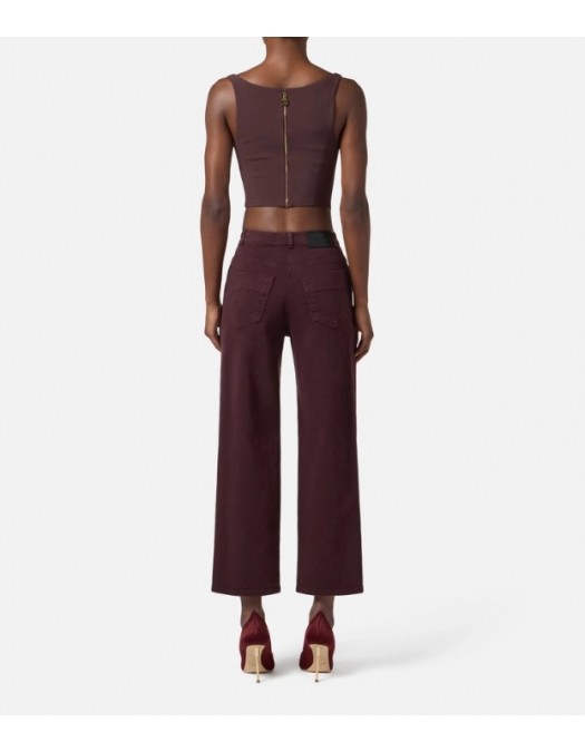 Top ELISABETTA FRANCHI,Bustier-Top aus bi-elastischem Gewebe - TO04357E2EA4 Top ELISABETTA FRANCHI,Bustier-Top aus bi-elastischem Gewebe - TO04357E2EA4