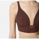 Top ELISABETTA FRANCHI, In crêpe fabric with jewel detail,Top Coffee - TO04857E2EA3 Top ELISABETTA FRANCHI, In crêpe fabric with jewel detail,Top Coffee - TO04857E2EA3