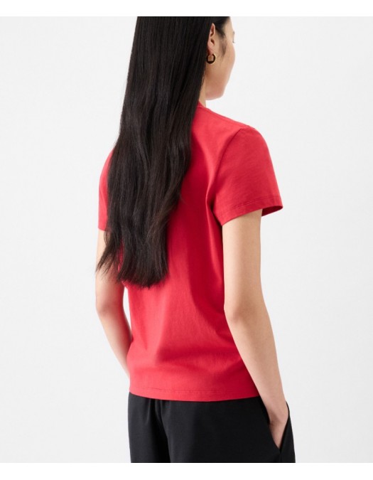 TRICOU JACQUEMUS, The Gros Grain short-sleeve,Red - TSW00550AJ00029471