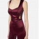 Salopeta ELISABETTA FRANCHI, Lycra jumpsuit with jewel logo - TU06157E2EA4 Salopeta ELISABETTA FRANCHI, Lycra jumpsuit with jewel logo - TU06157E2EA4