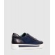 Sneakers STEFANO RICCI, Blue leather sneakers with logo - UO23G5267VANB049 Sneakers STEFANO RICCI, Blue leather sneakers with logo - UO23G5267VANB049