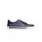 Sneakers STEFANO RICCI, Blue leather sneakers with logo