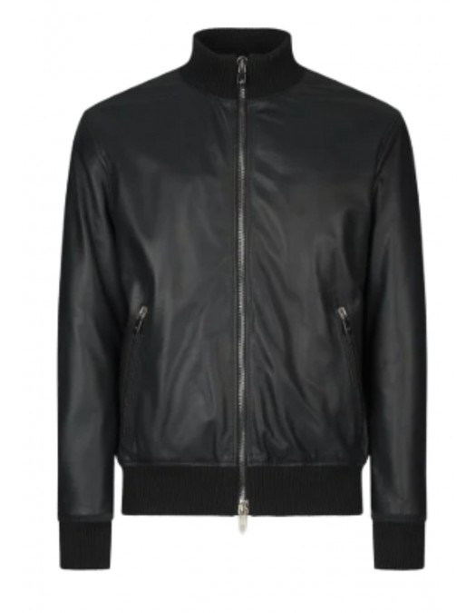 Geaca PAL ZILERI, Bomber Stand up Collar, Black - Z36PR759NL28520 Geaca PAL ZILERI, Bomber Stand up Collar, Black - Z36PR759NL28520