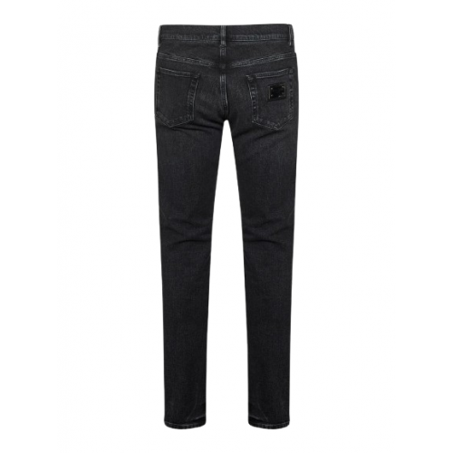 Jeans DOLCE & GABBANA, Black stretch denim slim jeans Jeans DOLCE & GABBANA, Black stretch denim slim jeans