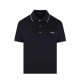 Tricou Zegna, Guler Polo, Negru - B746E7358A5K09