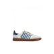 Sneakers DSQUARED2, Boxer Design, Blue Details, White - SNM042616808283M4082