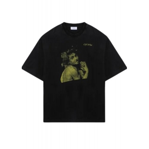 Tricou OFF WHITE, Statue Print, Black, Oversized Tricou OFF WHITE, Statue Print, Black, Oversized