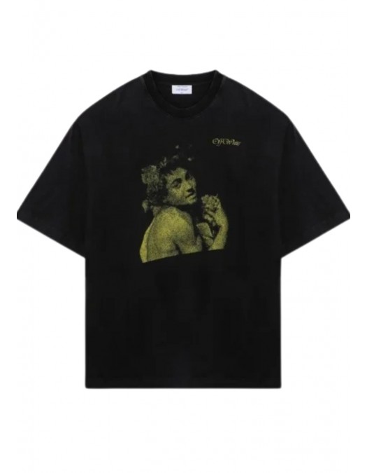 Tricou OFF WHITE, Statue Print, Black - OMAA161F24JER0031065 Tricou OFF WHITE, Statue Print, Black - OMAA161F24JER0031065