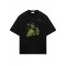 Tricou OFF WHITE, Statue Print, Black, Oversized