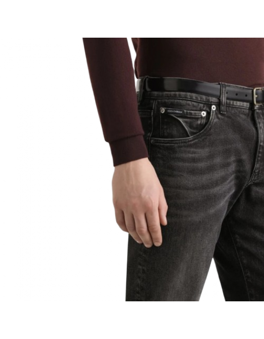 Jeans DOLCE & GABBANA, Black stretch denim slim jeans - GY07CDG8NK9S9001 Jeans DOLCE & GABBANA, Black stretch denim slim jeans - GY07CDG8NK9S9001