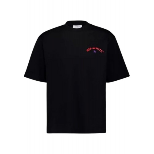 Tricou OFF WHITE, Printed Logo, OMAA120S25JER0081001, Skate Fit Tricou OFF WHITE, Printed Logo, OMAA120S25JER0081001, Skate Fit