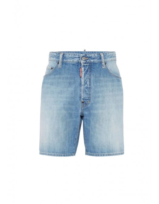 Pantaloni scurtiDSQUARED2, Light Clean Wash Cotton Denim Marine Shorts - S71MU0855S30309470 Pantaloni scurtiDSQUARED2, Light Clean Wash Cotton Denim Marine Shorts - S71MU0855S30309470