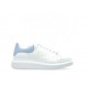 Sneakers ALEXANDER MCQUEEN, Oversize, Baby Blue Details, Women, White - 553770WIAEE9041