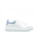 Sneakers ALEXANDER MCQUEEN, Oversize, Baby Blue Details, Women, White - 553770WIAEE9041