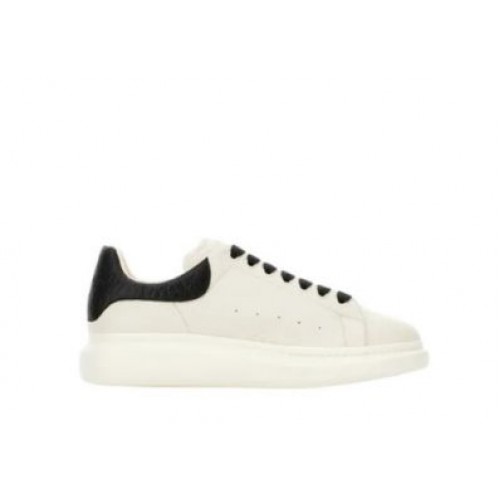 Sneakers ALEXANDER MCQUEEN Ivory Leather Sneakers With Black Leather Heel Sneakers ALEXANDER MCQUEEN Ivory Leather Sneakers With Black Leather Heel