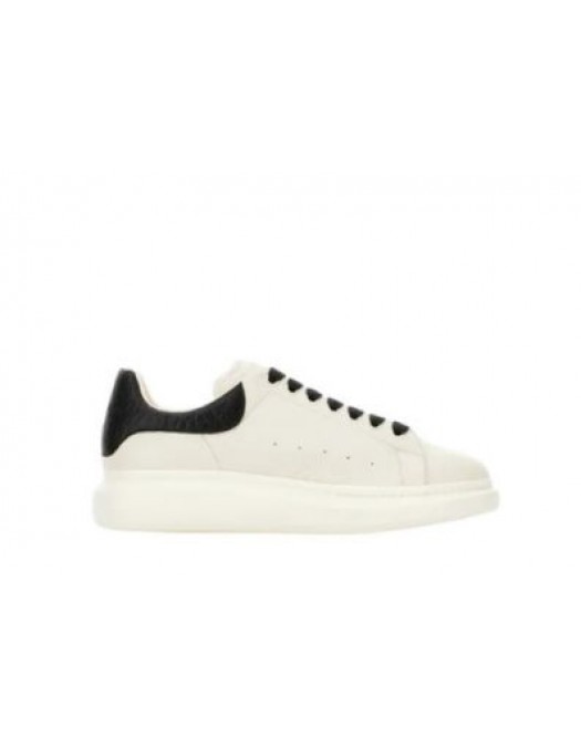 Sneakers ALEXANDER MCQUEEN Ivory Leather Sneakers With Black Leather Heel - 807881WHAEG9079
