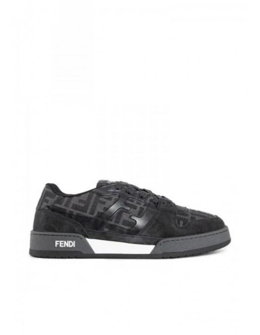 Sneakers FENDI, Match, Monogram Print, Black - 7E1688AQ6IF1R71