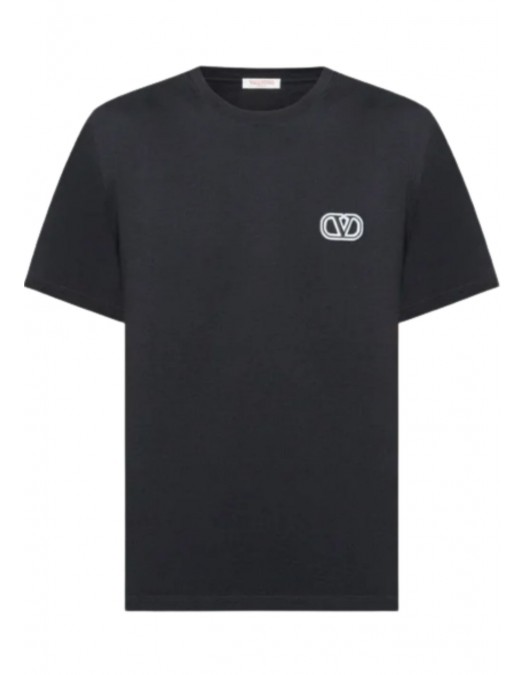 Tricou Valentino, Logo Label, 4V3MG10V9LJ0NO - 4V3MG10V9LJ0NO
