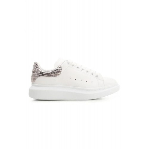 Sneakers ALEXANDER MCQUEEN, Alb Silver Print, 777220WIE9I9071 Sneakers ALEXANDER MCQUEEN, Alb Silver Print, 777220WIE9I9071