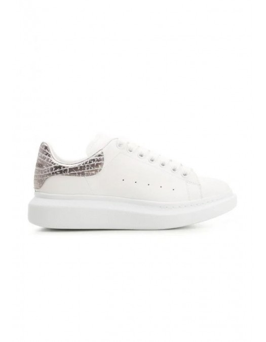 Sneakers ALEXANDER MCQUEEN, Alb Silver Print, 777220WIE9I9071 - 777220WIE9I9071