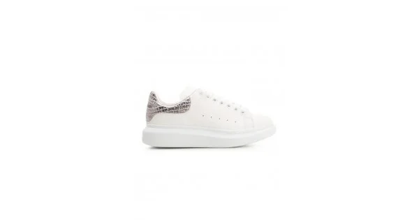 Sneakers ALEXANDER MCQUEEN, Alb Silver Print, 777220WIE9I9071