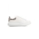 Sneakers ALEXANDER MCQUEEN, Alb Silver Print, 777220WIE9I9071 - 777220WIE9I9071