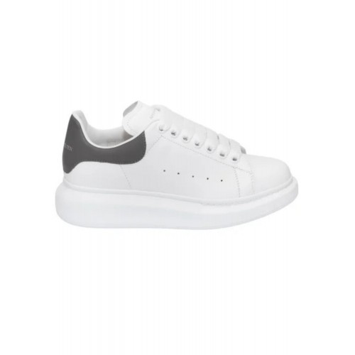 Sneakers ALEXANDER MCQUEEN, Oversize, Grey Details, Women, White Sneakers ALEXANDER MCQUEEN, Oversize, Grey Details, Women, White