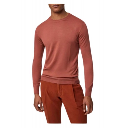 Pulover L.B.M 1911, Classic Design, Wool, Brick Red