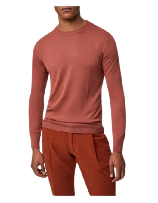 Pulover L.B.M 1911, Classic Design, Wool, Brick Red - 3951016350 Pulover L.B.M 1911, Classic Design, Wool, Brick Red - 3951016350