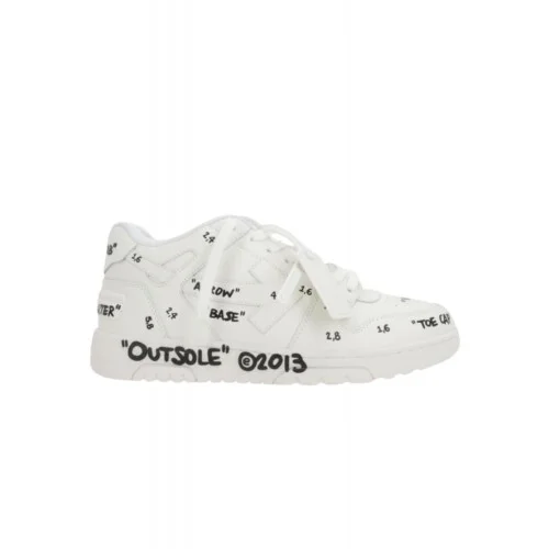 Sneakers OFF WHITE, Out Of Office Graffiti sneakers in smooth leather