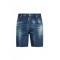 Pantaloni scurti DSQUARED2, NAVY BLUE Denim shorts