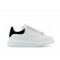 Sneakers ALEXANDER MCQUEEN, Oversize, New Tech Leather, Black Details, Women, White