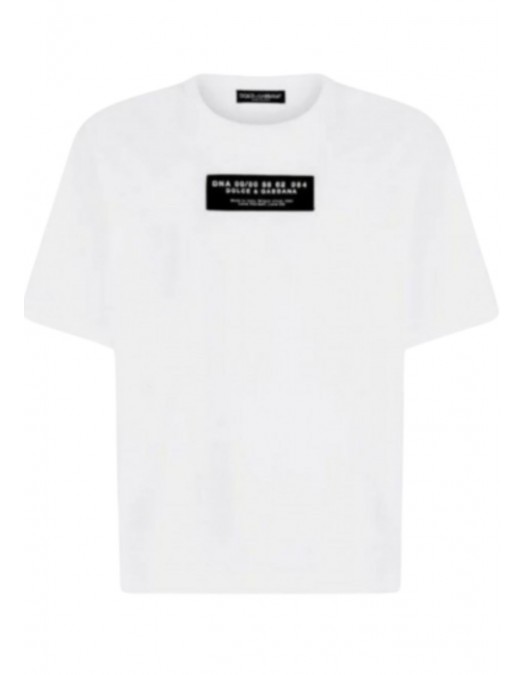 TRICOU DOLCE & GABBANA, Rubberized Patch - G8NC5ZFU7EQW0800 TRICOU DOLCE & GABBANA, Rubberized Patch - G8NC5ZFU7EQW0800