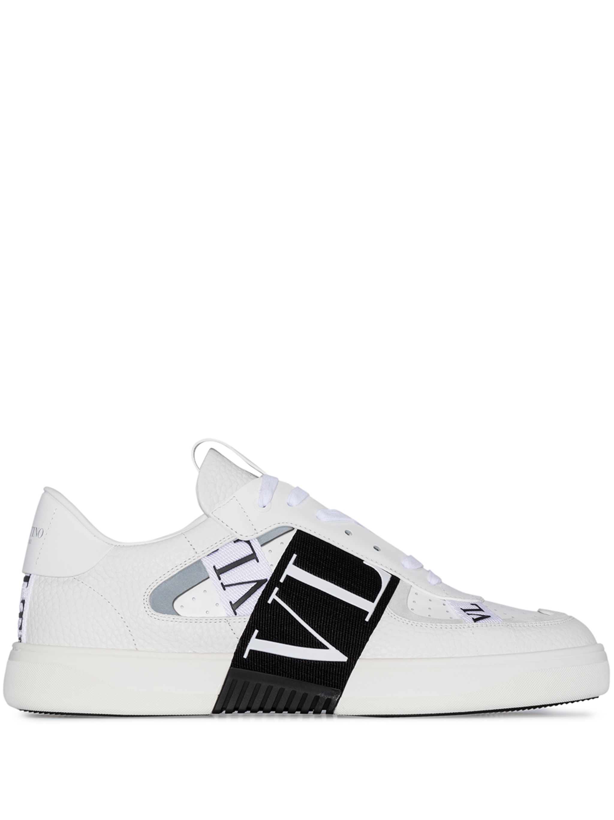 ーーNayuーー Sneakers VALENTINO, VL7N Design, Round Toe Lace-Up, White