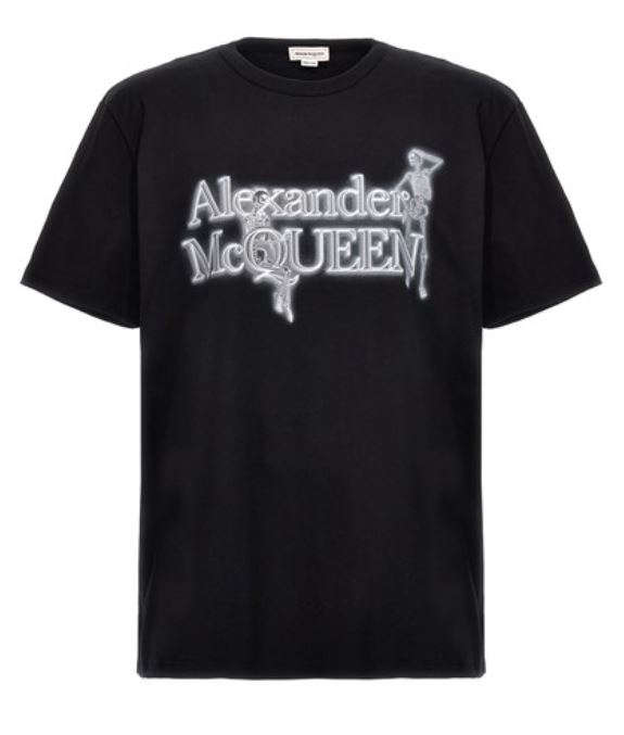 Tricou ALEXANDER MCQUEEN, Skull Funny Print, Negru